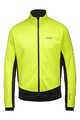 GORE Kolesarska  podaljšana jakna - C3 WINDSTOPPER® - rumena/črna