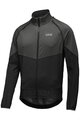GORE Kolesarska  vetru odporna jakna - PHANTOM - siva/črna