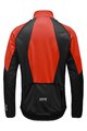 GORE Kolesarska  vetru odporna jakna - PHANTOM - oranžna/rdeča