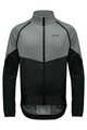 GORE Kolesarska  vetru odporna jakna - PHANTOM WINDSTOPPER® - črna/siva