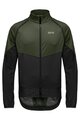 GORE Kolesarska  vetru odporna jakna - PHANTOM - zelena/črna