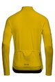 GORE Kolesarski dres z dolgimi rokavi zimski - C3 THERMO - rumena