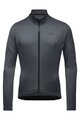 GORE Kolesarski dres z dolgimi rokavi zimski - C3 THERMO - antracit