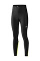 GORE Kolesarske dolge hlače brez naramnic - PROGRESS THERMO - črna/rumena