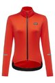 GORE Kolesarski dres z dolgimi rokavi zimski - PROGRESS THERMO WMN - oranžna