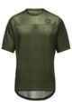 GORE Kolesarski dres s kratkimi rokavi - TRAILKPR DAILY - zelena