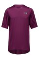GORE Kolesarski dres s kratkimi rokavi - TRAILKPR - vijolična