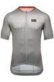 GORE Kolesarski dres s kratkimi rokavi - GRID FADE 2.0 - siva/oranžna