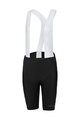 GORE Kolesarske kratke hlače z naramnicami - DISTANCE - črna
