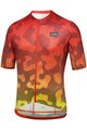 GORE Kolesarski dres s kratkimi rokavi - RAIN CAMO - oranžna/rumena