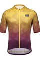 GORE Kolesarski dres s kratkimi rokavi - RAIN CAMO - rumena/vijolična