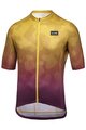 GORE Kolesarski dres s kratkimi rokavi - RAIN CAMO - rumena/vijolična