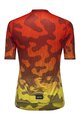 GORE Kolesarski dres s kratkimi rokavi - RAIN CAMO WMN - oranžna/rumena