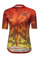 GORE Kolesarski dres s kratkimi rokavi - RAIN CAMO WMN - oranžna/rumena