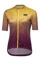 GORE Kolesarski dres s kratkimi rokavi - RAIN CAMO WMN - rumena/vijolična