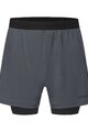 GORE Kolesarske kratke hlače brez naramnic - CONCURVE 5” 2IN1 - siva