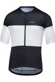 GORE Kolesarski dres s kratkimi rokavi - SPIRIT STRIPES - črna/bela