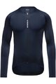 GORE Kolesarski dres z dolgimi rokavi zimski - SPINSHIFT - modra