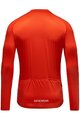 GORE Kolesarski dres z dolgimi rokavi zimski - SPINSHIFT - rdeča