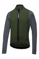 GORE Kolesarski dres z dolgimi rokavi zimski - SPINSHIFT THERMO - zelena/siva
