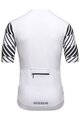 GORE Kolesarski dres s kratkimi rokavi - SWIFTRIDE OPTICAL - bela/črna