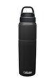 CAMELBAK Kolesarska steklenica za vodo - MULTIBEV VACUUM STEINLESS 0,65L/0,5L - črna