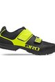 GIRO Kolesarski čevlji - BERM - črna/svetlo zelena