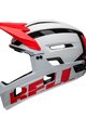BELL Kolesarska čelada - SUPER AIR R - bela/rdeča