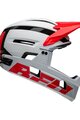 BELL Kolesarska čelada - SUPER AIR R - bela/rdeča