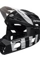 BELL Kolesarska čelada - SUPER AIR R SPHERICAL - črna/bela
