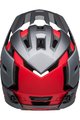 BELL Kolesarska čelada - SUPER AIR R SPHERICAL - siva/rdeča