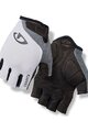 GIRO Kolesarske rokavice s kratkimi prsti - JAGETTE - bela/siva