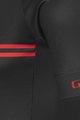 GIRO Kolesarski dres s kratkimi rokavi - CHRONO SPORT - črna/rdeča