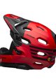 BELL Kolesarska čelada - SUPER DH SPHERICAL - rdeča/črna