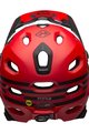 BELL Kolesarska čelada - SUPER DH SPHERICAL - rdeča/črna