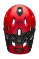 BELL Kolesarska čelada - SUPER DH SPHERICAL - rdeča/črna