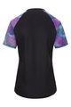 GIRO Kolesarski dres s kratkimi rokavi - ROUST W - črna/svetlo modra