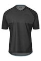 GIRO Kolesarski dres s kratkimi rokavi - ROUST - črna/siva