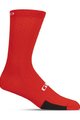 GIRO Kolesarske klasične nogavice - HRC TEAM - rdeča