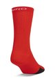 GIRO Kolesarske klasične nogavice - HRC TEAM - rdeča