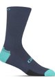 GIRO Kolesarske klasične nogavice - HRC TEAM - modra/svetlo modra