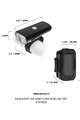 BLACKBURN komplet luči - Blackburn DAYVLAZER 550 + GRID REAR (set) USB-C