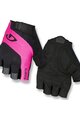GIRO Kolesarske rokavice s kratkimi prsti - TESSA - črna/rožnata
