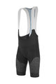 SANTINI Kolesarske kratke hlače z naramnicami - FRECCIA - siva