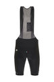 SANTINI Kolesarske kratke hlače z naramnicami - IMPACT PRO - črna