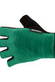 SANTINI Kolesarske rokavice s kratkimi prsti - CUBO - zelena