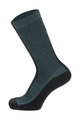 SANTINI Kolesarske klasične nogavice - PURO - zelena/črna