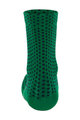 SANTINI Kolesarske klasične nogavice - SFERA - zelena/črna