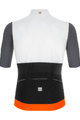 SANTINI Kolesarski dres s kratkimi rokavi - REDUX ISTINTO - bela/siva/črna