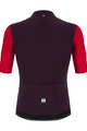 SANTINI Kolesarski dres s kratkimi rokavi - REDUX VIGOR - rdeča/vijolična